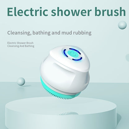 Multifunctional Electric Bath Brush with Long Handle for Exfoliating and Cleansing
