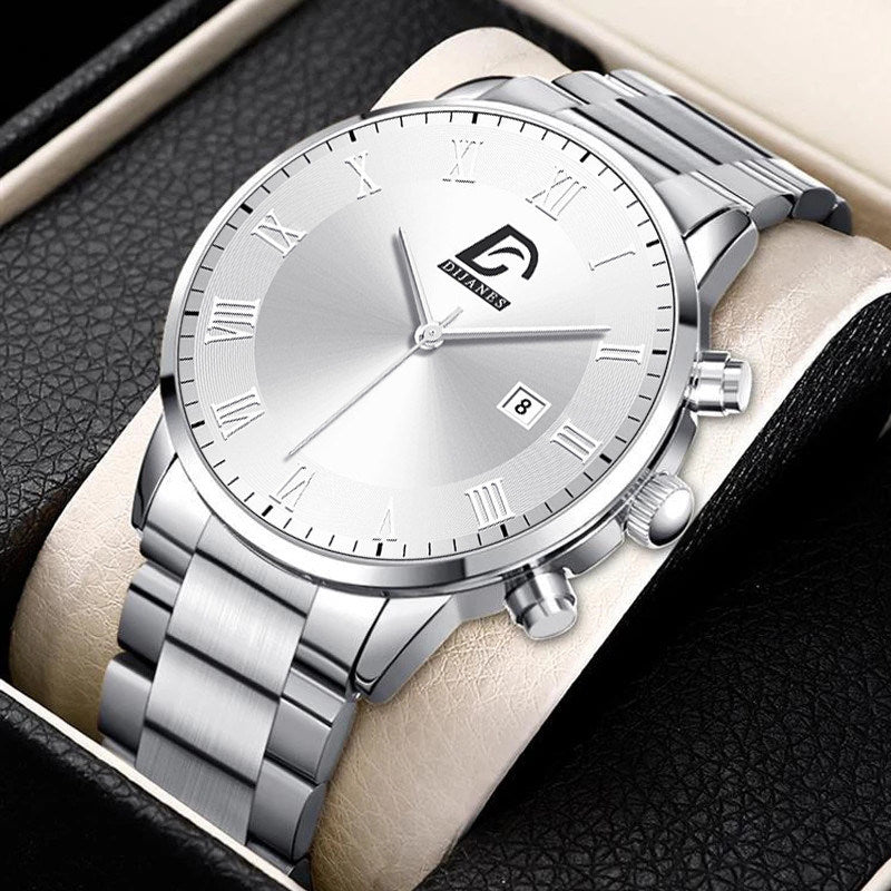 Men's Gold Stainless Steel Watch
