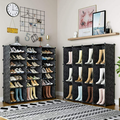 7 Tiers - Portable Shoe Rack - Organizer