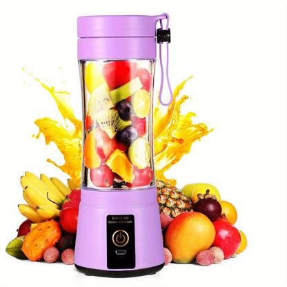 380ML Portable Blender With 6 Blades Rechargeable USB