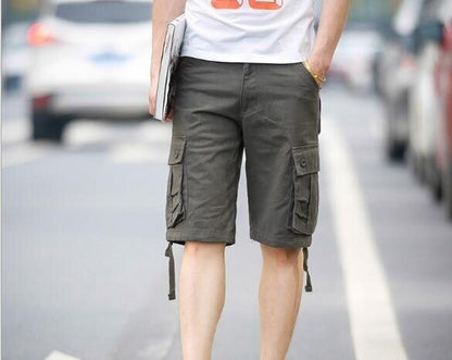 Men's Cotton Waist Cargo Shorts