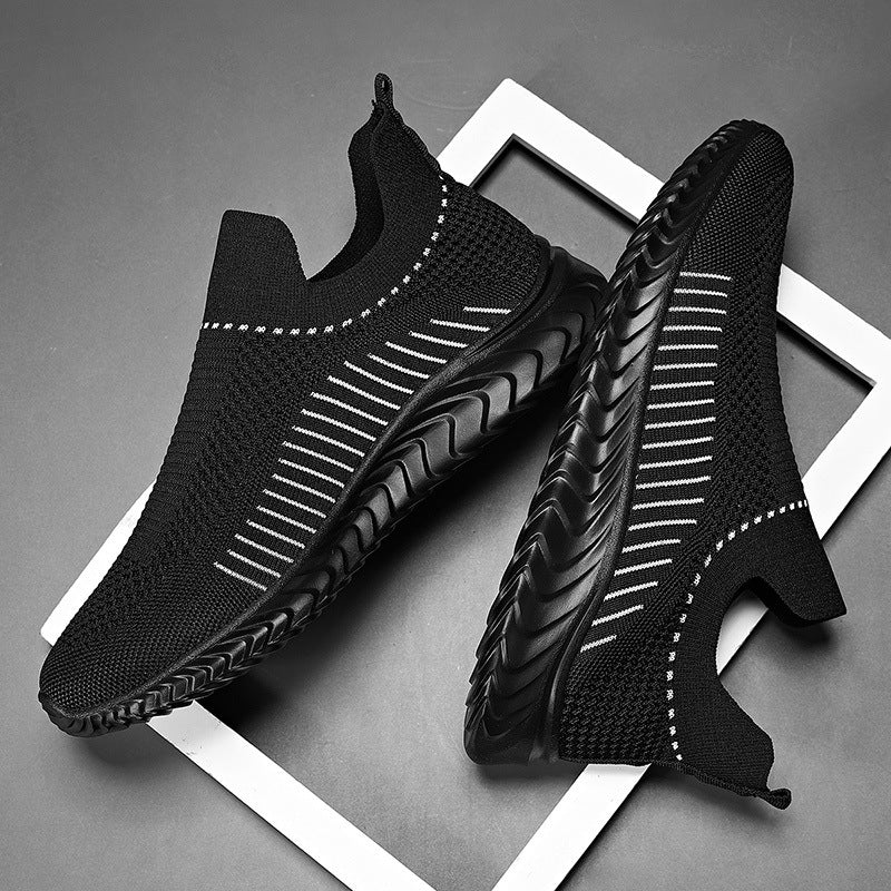 Lightweight Breathable White Fashion Casual Walking Shoes