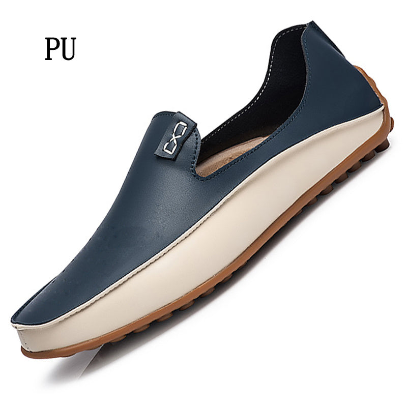 Men Boat Shoes Moccasins Leather Mens Loafers Lightweight Sneakers Italian Breathable Slip-on Driving Casual Shoes Men Size 47