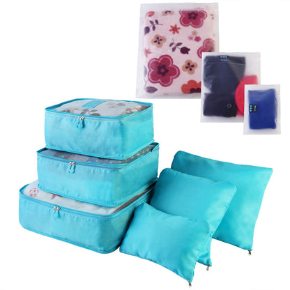 9Pc Clothes Storage Bags - Travel Luggage Organizer - Packing Cubes