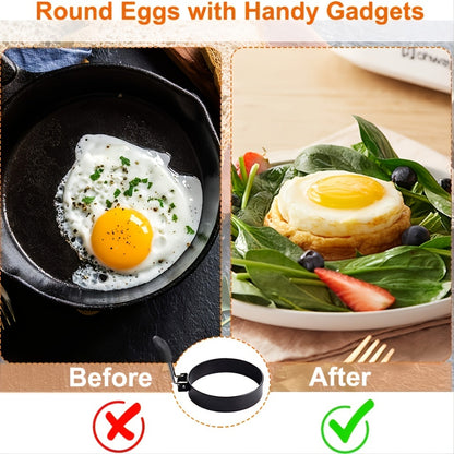 Multicolor Nonstick Egg Rings; Round Ring Molds