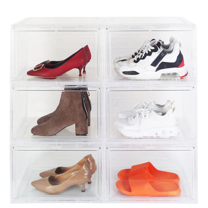 Stackable Shoe Storage - Organizer with Magnetic Door