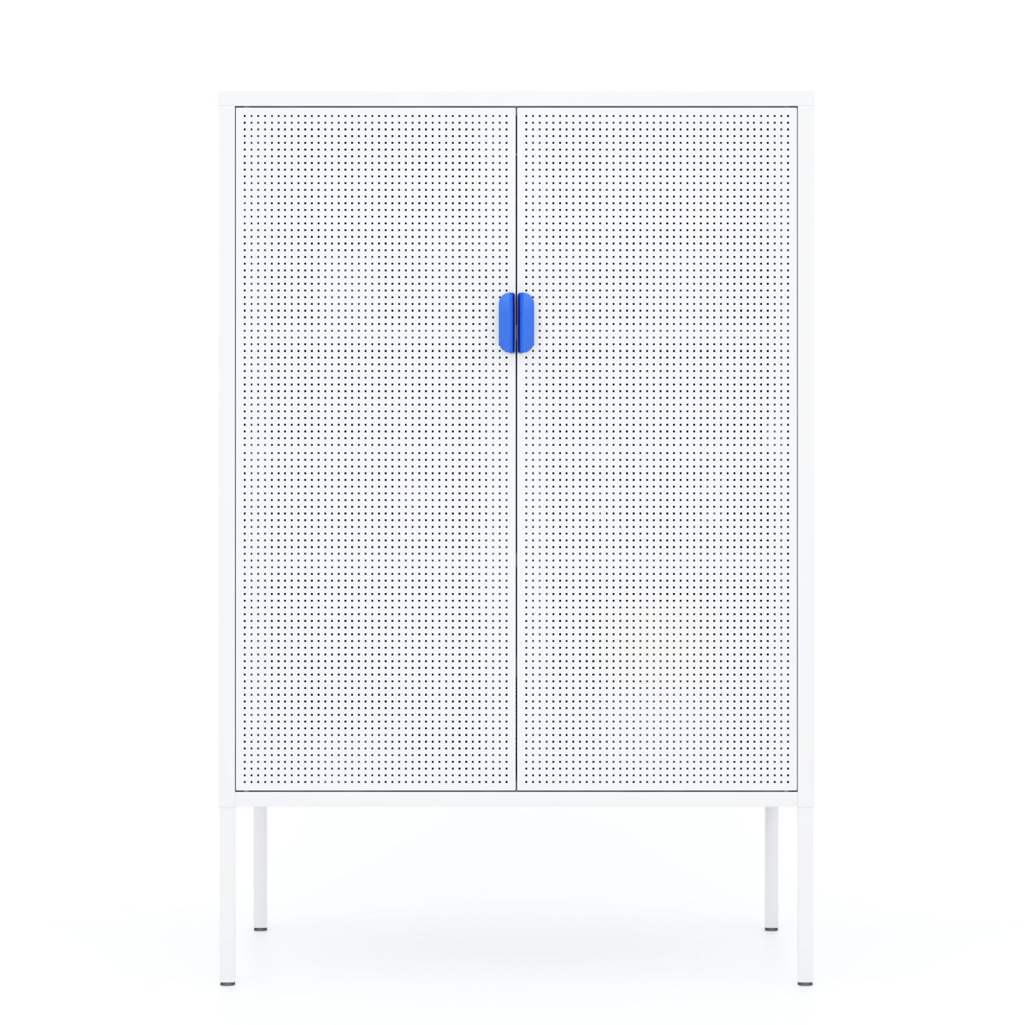 Metal Storage Locker Cabinet - Adjustable Shelves - Ventilated