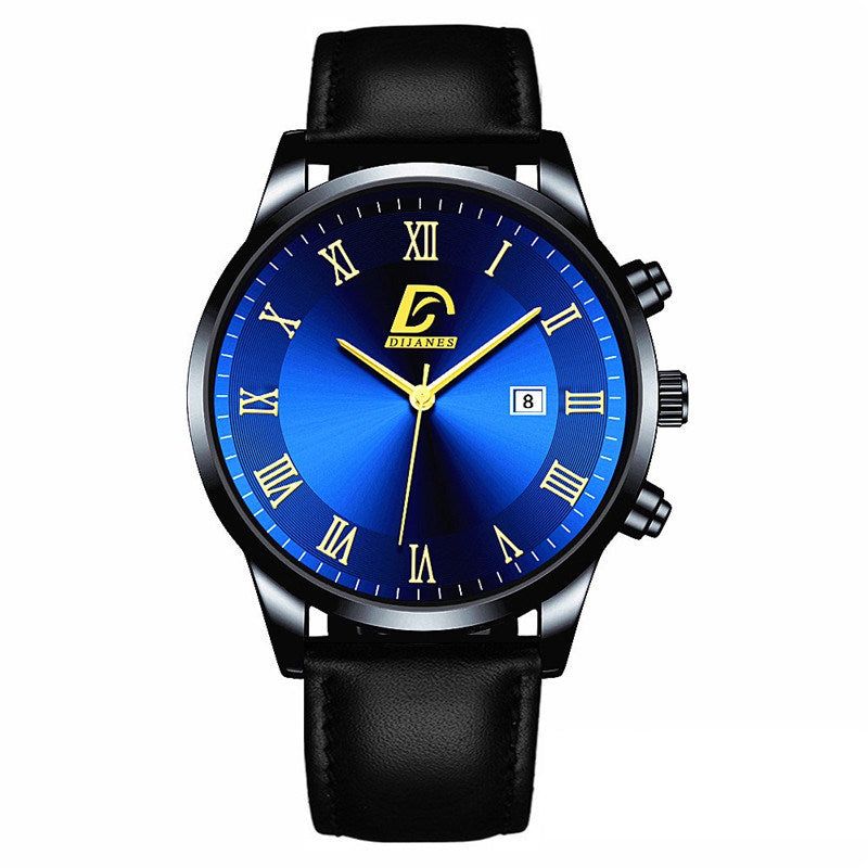 Men's Gold Stainless Steel Watch
