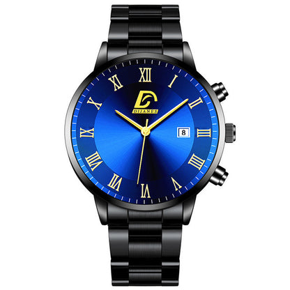 Men's Gold Stainless Steel Watch