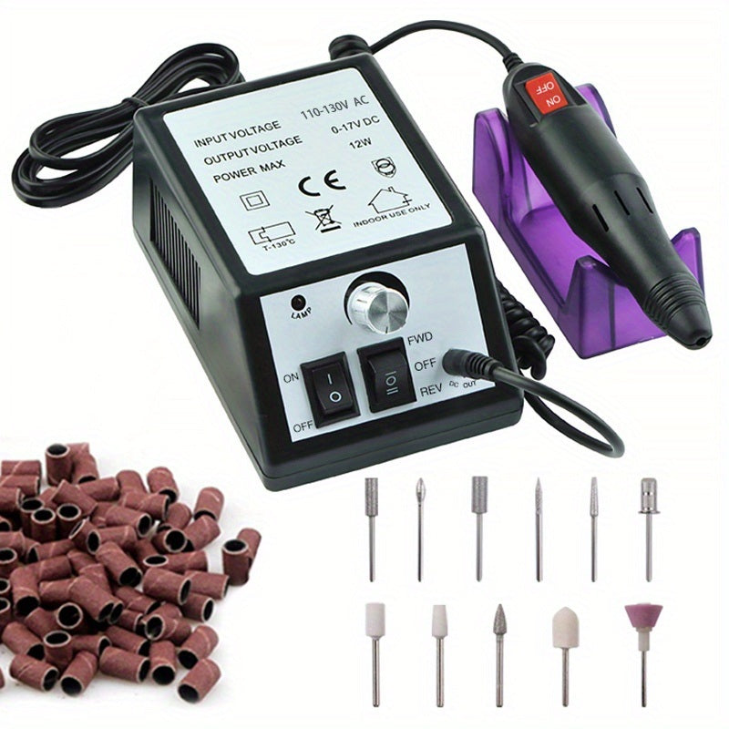 Portable Electric Nail Polisher: Manicure & Pedicure Set for Gel Polish