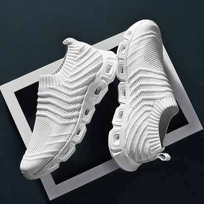Slip-on Casual Shoes - Fly Woven Running Sneaker