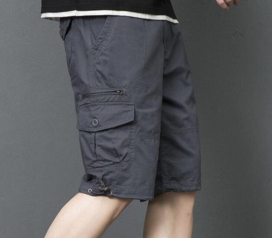 Men's Multi Pocket Casual Cargo Shorts