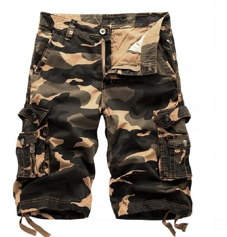 Men's Multi Pockets Jogger Cargo Shorts