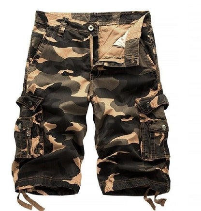 Men's Multi Pockets Jogger Cargo Shorts
