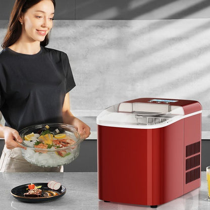 Countertop LCD Display Ice Maker with Ice Scoop