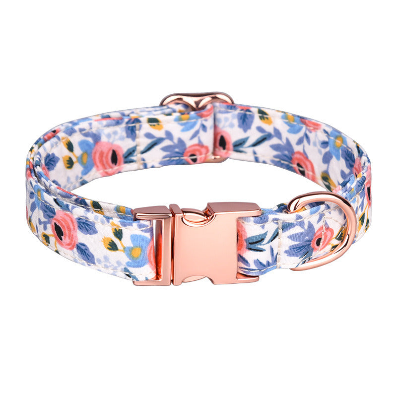 Sunflower pet collar cotton breathable dog collar