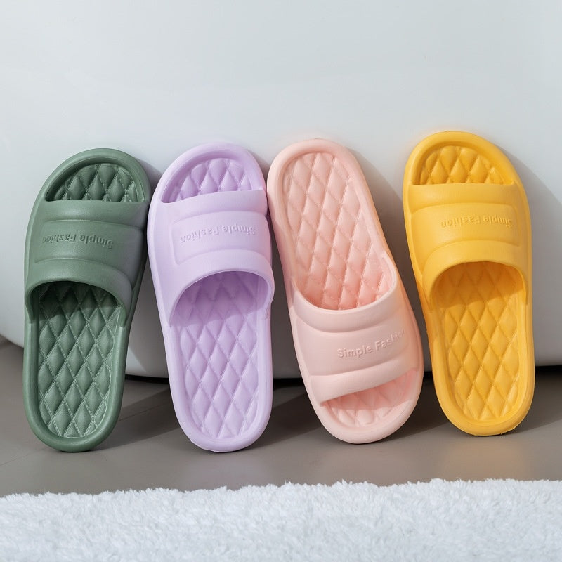 Home Slippers Women Summer Non-slip Floor Flip Flops Indoor Family Unisex Ladies Men Bathroom Slippers Bath Hotel Sandals Shoes