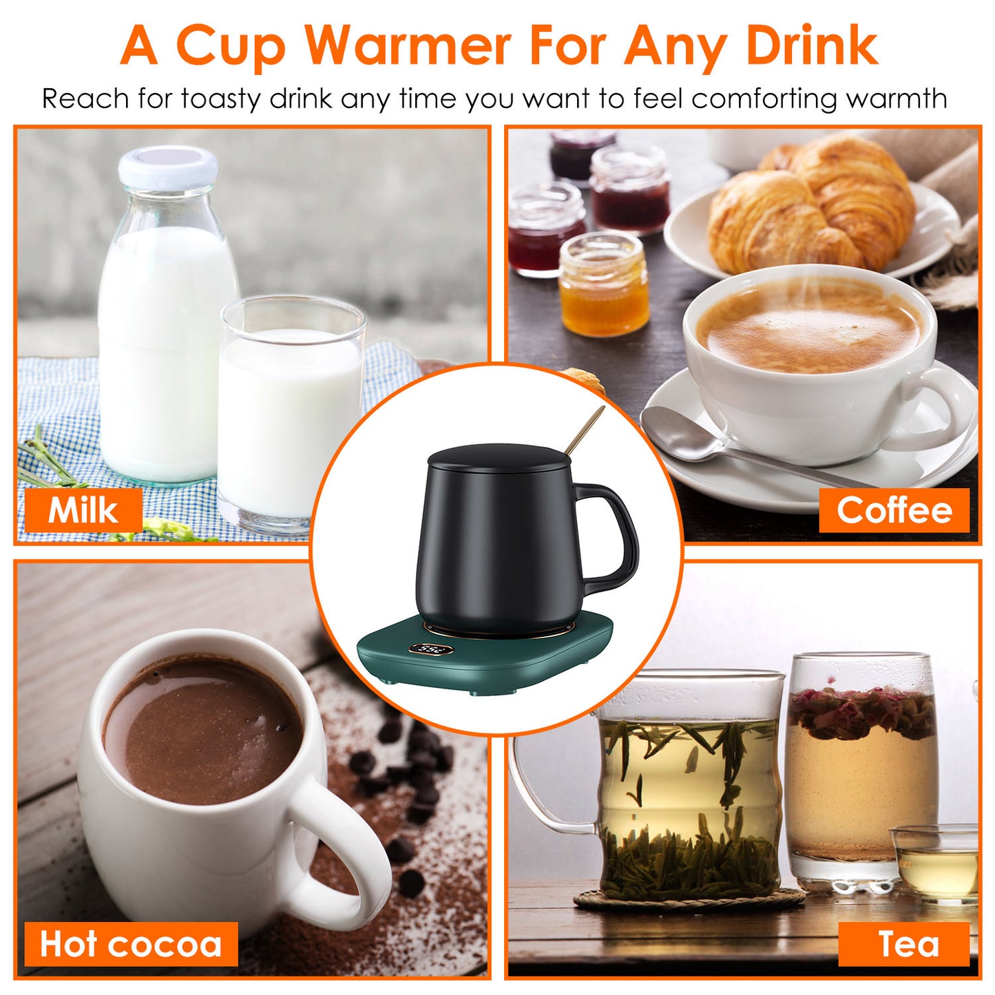 Electric Coffee Mug Warmer for Desk