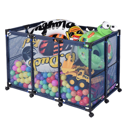 47.6 * 30inch Pool Storage Bin Blue