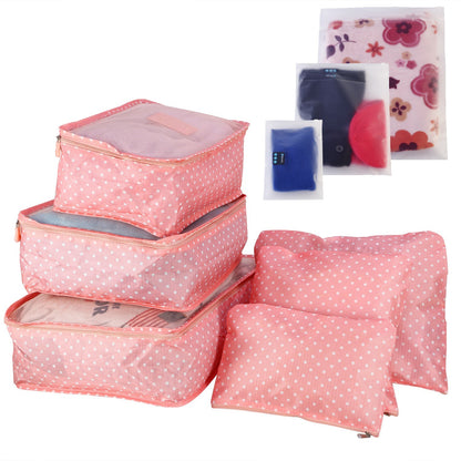 9Pc Clothes Storage Bags - Travel Luggage Organizer - Packing Cubes