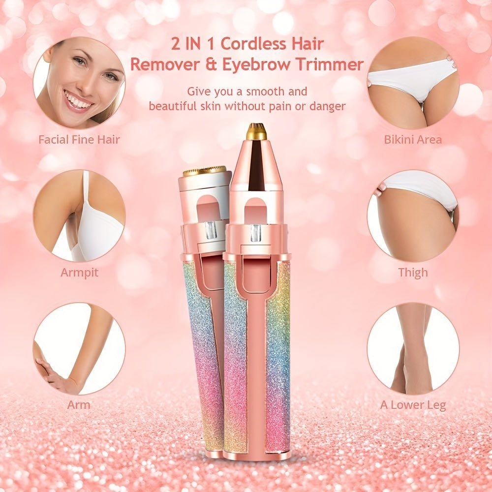 Eyebrow Razor - Painless and Precision Facial Hair Removal with Built-in LED Light