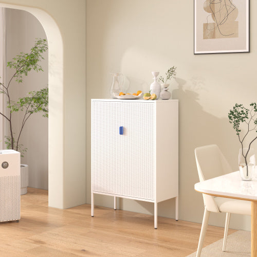 Metal Storage Locker Cabinet - Adjustable Shelves - Ventilated