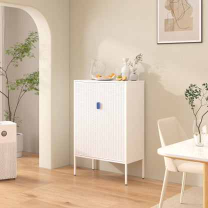 Metal Storage Locker Cabinet - Adjustable Shelves - Ventilated