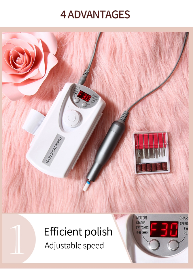Portable Electric Professional File Kit