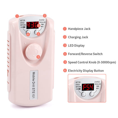 Portable Electric Professional File Kit