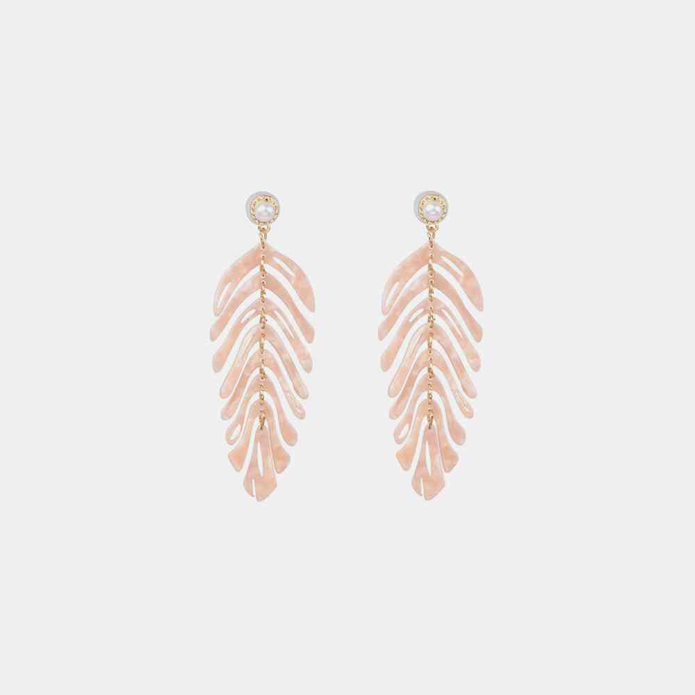Leaf Shape Dangle Earrings